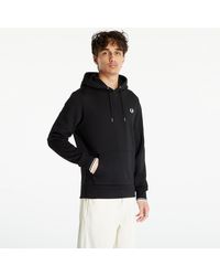Fred Perry - Tipped hooded sweatshirt - Lyst