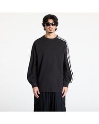 Y-3 - Maglietta 3-Stripes Long Sleeve Top - Lyst