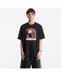A Bathing Ape - T-Shirt Spray Ape Head Relaxed Fit Tee - Lyst