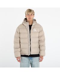 Calvin Klein - Jacket Jeans Ls Nylon Monogram Pu Jacket - Lyst