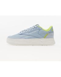 Reebok - Sneakers Club C Double Geo Grey/ Chalk/ Acid Yellow Us 9.5 - Lyst
