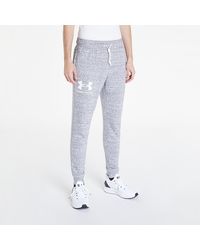 Under Armour - Rival Terry jogger White/ Onyx White - Lyst