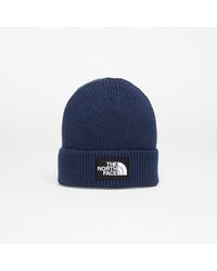 The North Face - Tnf logo box cuffed beanie os - Lyst