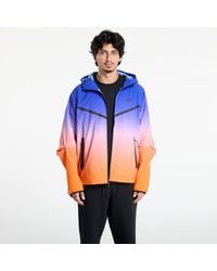 Nike - Jas Tech Woven Full-Zip Jacket Game Royal/ Safety - Lyst