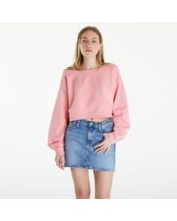 Tommy Hilfiger - Sweatshirt Tommy Jeans Cropped Off Shoulder Sweatshirt - Lyst