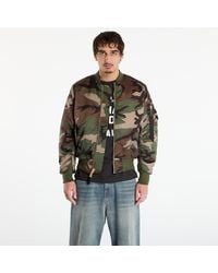 Alpha Industries - Jacke Alpha Industries Ma-1 Base Flight Jacket Camo - Lyst