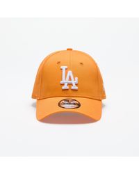 KTZ - Los Angeles Dodgers 9forty Strapback Dim Orange/ White - Lyst