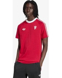 adidas Originals - T-Shirt Adidas Manchester United Originals T-Shirt - Lyst