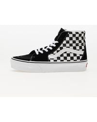 Vans - Sneakers Sk8-hi Platform 2 Checkerboard/ True White Us 6 - Lyst