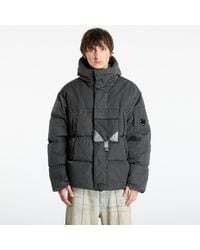 C.P. Company - Jacket Eco-Chrome R Mixed Hooded Down Jacket - Lyst