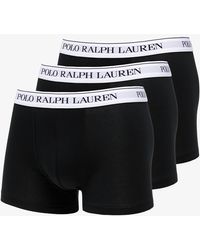 Ralph Lauren Classics 3 Pack Trunks Black/ White - Schwarz