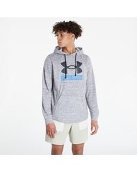 Under Armour - Rival Terry Logo Hoodie Onyx White/ Black - Lyst