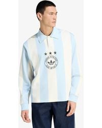 adidas Originals - T-Shirt Adidas Graphic Long Sleeve Polo Shirt - Lyst