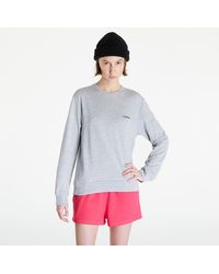 Calvin Klein - Modern Cotton Lw Rf L/s Sweatshirt Grey Heather - Lyst