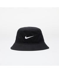 Nike - Apex swoosh bucket hat black/ white - Lyst