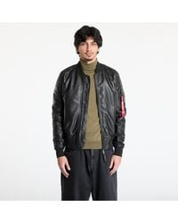 Alpha Industries - Jacket Inc. Ma-1 Leather - Lyst