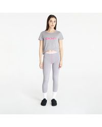 DKNY - Dkny Wms Capri Short Sleeve Pajamas Set Grey - Lyst