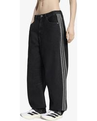 adidas Originals - Jeans Adidas High Rise Barrel Leg Denim Pant - Lyst