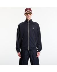 Fred Perry - Sweatshirt Cable Taped Track Jacket - Lyst