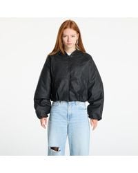 adidas Originals - Bomber Adidas Pleather Bomber Synthetic Down Jacket - Lyst