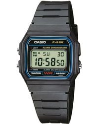 G-Shock - Armbanduhr F91W1Yeg - Lyst
