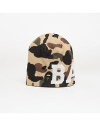 A Bathing Ape - Mütze 1St Camo Knit Cap - Lyst