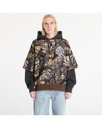A Bathing Ape - Sweatshirt Tree Edge Camo Layered Pullover Hoodie - Lyst