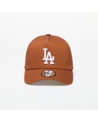 KTZ - Los Angeles Dodgers League Essential Trucker Cap / White - Lyst