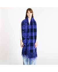 Off-White c/o Virgil Abloh - Sciarpa Bookish Check S Cobalt/ Light - Lyst