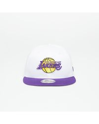 KTZ - 950 Nba Wht Crown Team 9fifty Los Angeles Lakers Optic / True Purple - Lyst