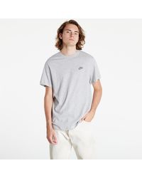 Nike Sportswear Club T-Shirt Grey Heather - Grau