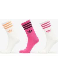 adidas Originals - Socken Adidas 3S Crew Socks 3-Pack Off/ Shock/ Off - Lyst