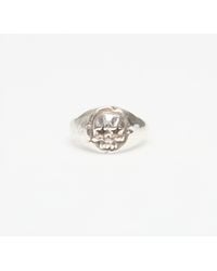 Twojeys - Anneau skull signet ring 52 mm - Lyst