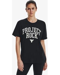 Under Armour - Project Rock Heavyweight Campus T-shirt - Lyst