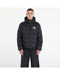 Calvin Klein - Jacke Jeans Ls Nylon Monogram Pu Jacket - Lyst