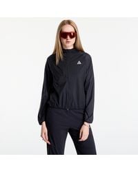 Nike - Veste acg "aireez" uv protection trail running jacket black/ black/ summit white l - Lyst
