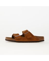 Birkenstock - Arizona suede leather mink - Lyst
