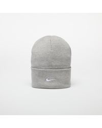 Nike - Berretto Peak Swoosh Beanie Dk Heather - Lyst
