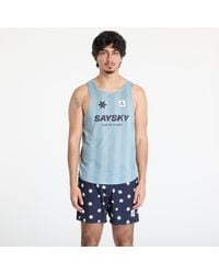 Saysky - Tank Top Stripe Combat Singlet Top - Lyst
