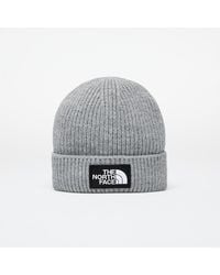 The North Face - Cuffed Logo Beanie Hat - Lyst