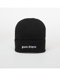 Palm Angels - Logo Beanie/ Off - Lyst