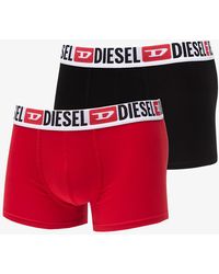 DIESEL - Umbx-damientwopack Boxer 2-pack Red/ Black - Lyst
