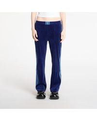 adidas Originals Velour Adibreak Track Jogger Pants in Black | Lyst