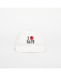 A Bathing Ape - Logo Cotton Twill Cap - Lyst