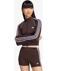 adidas Originals - Womens Track Top Essentials 3 Stripes Seamless - Lyst
