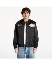 Mitchell & Ness - Jacket Nba Team Leader Satin Vintage Logo Lakers Bomber - Lyst