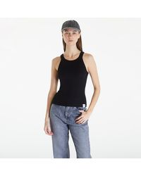 Calvin Klein - Jeans Variegated Rib Woven Tank Top - Lyst