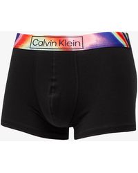Calvin Klein Reimagined Heritage Pride Cotton Trunk Black - Schwarz