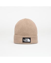 The North Face - Tnf logo box cuffed beanie os - Lyst