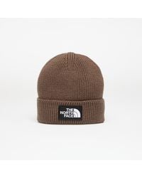 The North Face - Tnf logo box cuffed beanie os - Lyst